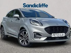 Solar silver (premium paint) Used 2022 Ford Puma Gen-E ST-Line Hatchback | £16,270 (Fair price)