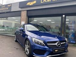 Blue Used 2016 Mercedes C250 AMG line Coupe | £14,495 (Fair price)