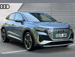 Blue Used 2025 Audi Q4 Sportback e-tron S-Line SUV | £35,490 (Super price)