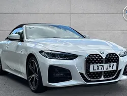 White Used 2021 BMW 420 M Sport Cabriolet | £29,294 (Fair price)