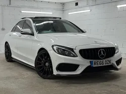 White Used 2016 Mercedes C220 AMG Line Premium Sedan | £12,795 (A bit pricey)