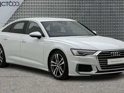 White Used 2021 Audi A6 S-Line Sedan | £24,795 (Fair price)