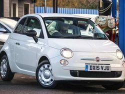 White Used 2015 Fiat 500 Pop Hatchback | £3,991 (Good price)