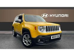 Yellow Used 2019 Jeep Renegade Limited SUV | £10,865 (Fair price)