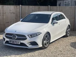 White Used 2018 Mercedes A200 AMG line Hatchback | £14,300 (Good price)