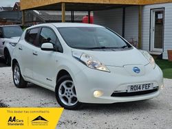 White Used 2014 Nissan Leaf Acenta Hatchback | £2,850 (Fair price)
