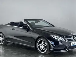Black Used 2016 Mercedes E220 AMG Line Premium Cabriolet | £13,850 (Good price)