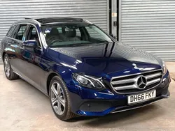 Blue Used 2017 Mercedes E350 Premium Estate | £16,450 (Fair price)