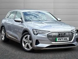 Silver Used 2021 Audi e-tron Advanced SUV | £23,795 (A bit pricey)