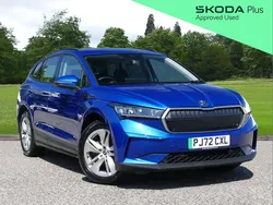 Blue Used 2022 Skoda Enyaq iV ecoSuite SUV | £18,875 (Fair price)