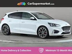 White Used 2021 Ford Focus ST-Line X Hatchback | £14,297 (Fair price)