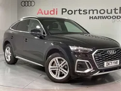 Black Used 2021 Audi Q5 S-Line SUV | £31,190 (A bit pricey)
