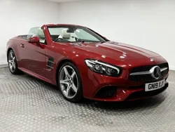 Red Used 2019 Mercedes SL400 AMG line Cabriolet | £35,995 (Expensive)