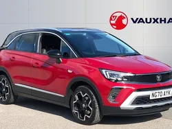 Red Used 2021 Vauxhall Crossland Ultimate SUV | £11,209 (Fair price)