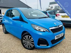 Blue Used 2016 Peugeot 108 Active Hatchback | £5,495 (Fair price)