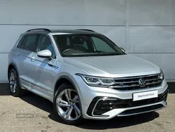 Silver Used 2024 VW Tiguan R-line Edition SUV | £33,495 (A bit pricey)