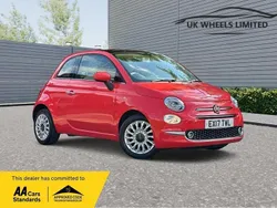 Pink Used 2017 Fiat 500 Lounge Hatchback | £8,690 (Fair price)