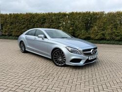 Silver Used 2016 Mercedes CLS350 AMG line Coupe | £15,100 (Fair price)
