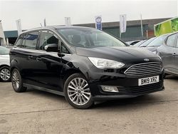 Black Used 2019 Ford Grand C-Max Titanium MPV | £11,750 (Expensive)