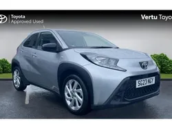 Silver Used 2023 Toyota Aygo PURE Hatchback | £12,125 (Fair price)