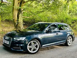 Blue Used 2017 Audi A4 S-Line Estate | £14,889 (Fair price)