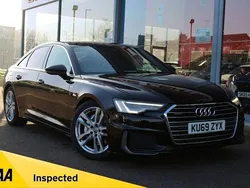 Black Used 2019 Audi A6 S-Line Sedan | £23,675 (Fair price)