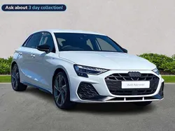 White Used 2025 Audi A3 Black Edition Hatchback | £32,391 (Expensive)