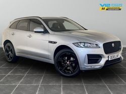Silver Used 2018 Jaguar F-Pace R-Sport SUV | £14,195 (Fair price)