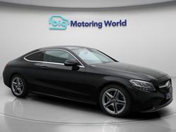 Black Used 2020 Mercedes C200 AMG line Coupe | £17,100 (Fair price)