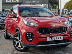 Red Used 2018 Kia Sportage GT-Line SUV | £12,151 (Good price)