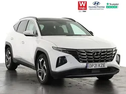 White Used 2021 Hyundai Tucson Ultimate SUV | £22,349 (Fair price)