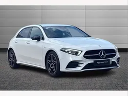 White Used 2022 Mercedes A180 AMG Line Premium Hatchback | £22,995 (A bit pricey)