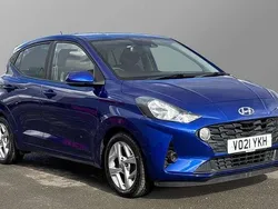 Blue Used 2021 Hyundai i10 SE Hatchback | £11,327 (Fair price)