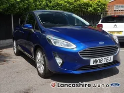 Blue Used 2018 Ford Fiesta Titanium X Hatchback | £9,495 (Fair price)