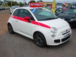 White Used 2015 Fiat 500 S Hatchback | £5,995 (Good price)
