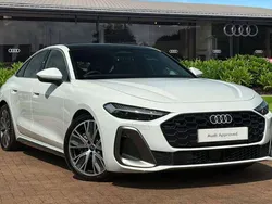 White New 2024 Audi A5 Advanced Coupe | £44,980 (Fair price)