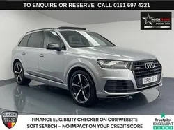 Silver Used 2019 Audi Q7 Black Edition SUV | £28,470 (Super price)