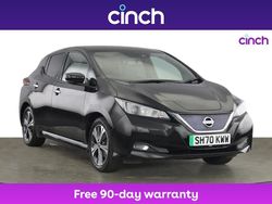 Black Used 2020 Nissan Leaf N-Connecta Hatchback | £9,799 (Fair price)