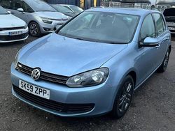 Blue Used 2009 VW Golf VI SE Hatchback | £2,999 (Fair price)