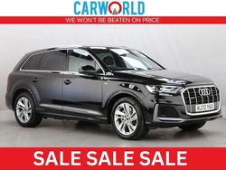 Black Used 2022 Audi Q7 S-Line SUV | £37,990 (Good price)