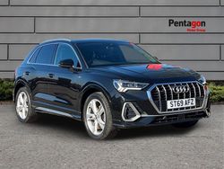 Black Used 2019 Audi Q3 S-Line SUV | £19,995 (Fair price)