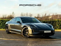 Volcano grey metallic New 2024 Porsche Taycan Turbo S Sedan | £168,870