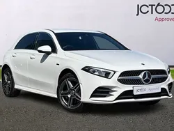 White Used 2021 Mercedes A250 AMG line Hatchback | £19,000 (Super price)