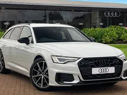 White New 2024 Audi A6 Black Edition Estate | £47,290 (Super price)