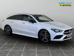 White Used 2023 Mercedes CLA180 AMG Line Premium Sedan | £21,795 (Good price)