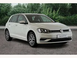 White Used 2019 VW Golf VII SE Hatchback | £12,490 (Fair price)