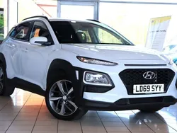 White Used 2019 Hyundai Kona SUV | £12,430 (Fair price)