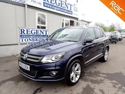 Blue Used 2013 VW Tiguan R-line SUV | £10,295 (Fair price)