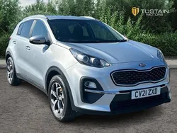 Silver Used 2021 Kia Sportage 2 SUV | £16,499 (Good price)