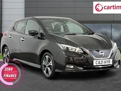 Black Used 2021 Nissan Leaf Hatchback | £8,750 (Good price)